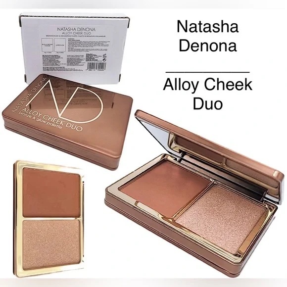 NATASHA DENONA ALLOY CHEEK DUO PALETTE BRONZING & HIGHLIGHTING - Picture 2 of 5